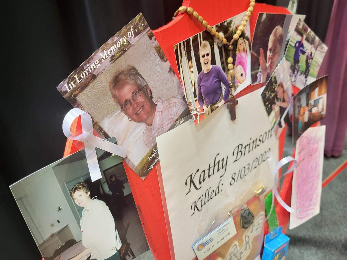 Domestic Violence Services of Benton and Franklin Counties remembered Kathy Brinson and others during a candlelight vigil this week.