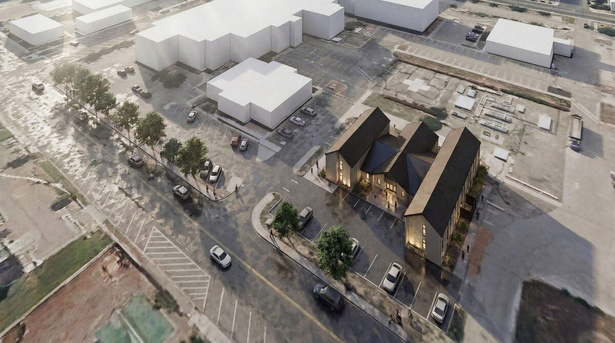 Architectural renderings show what the recovery housing at the Columbia Valley Center for Recovery will look like. The housing will be on the corner of the recovery center’s lot near Kennewick’s athletic fields.