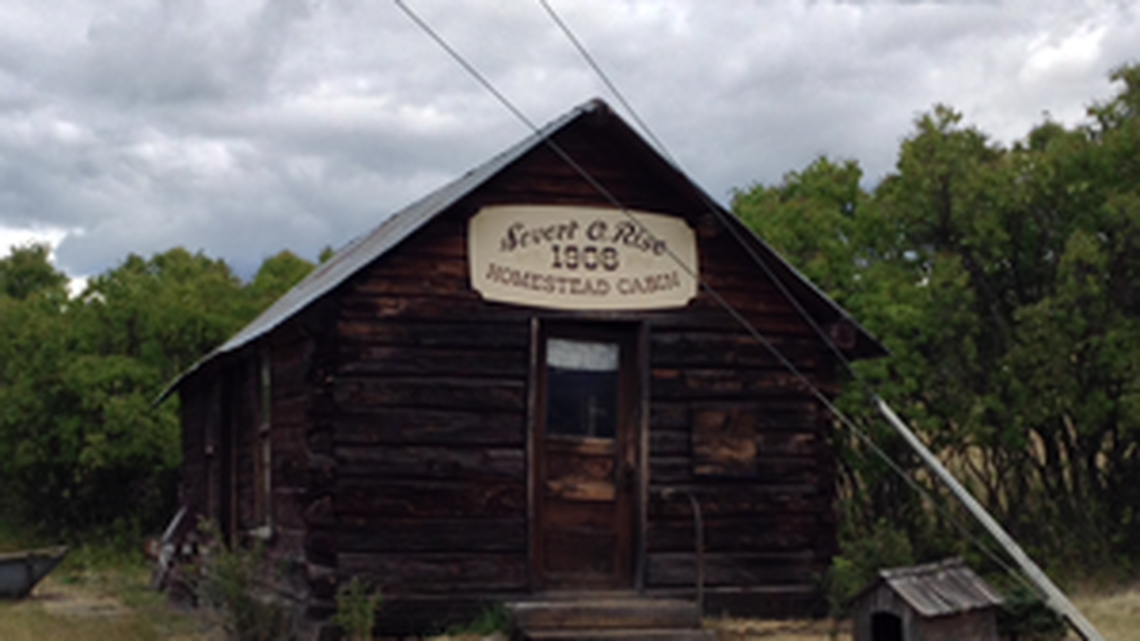Shot of a cabin in Old Molson