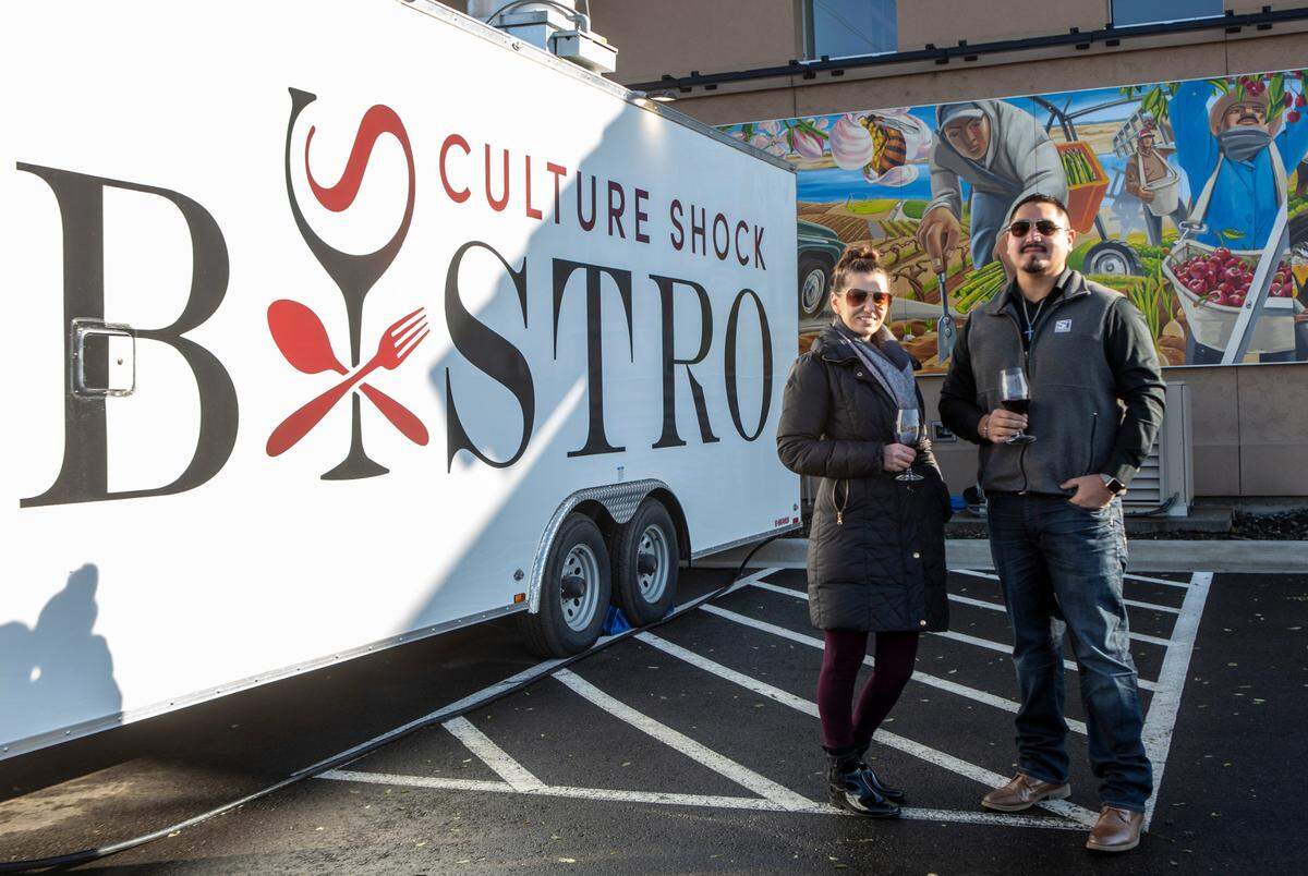 Nena Cosic of Desserts by Nena and Victor Palencia of Monarcha Winery have partnered to create Culture Shock Bistro, a food truck with a mission to bring a special experience to the Tri-Cities by offering food and wine pairings out of the mobile eatery.  