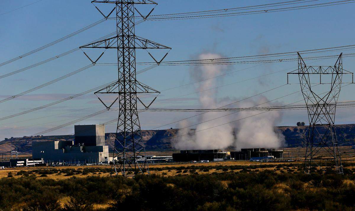 Energy Northwest’s Columbia Generation Station near Richland, Wash., produced 9.8 million megawatt hours of electricity in the last year.
