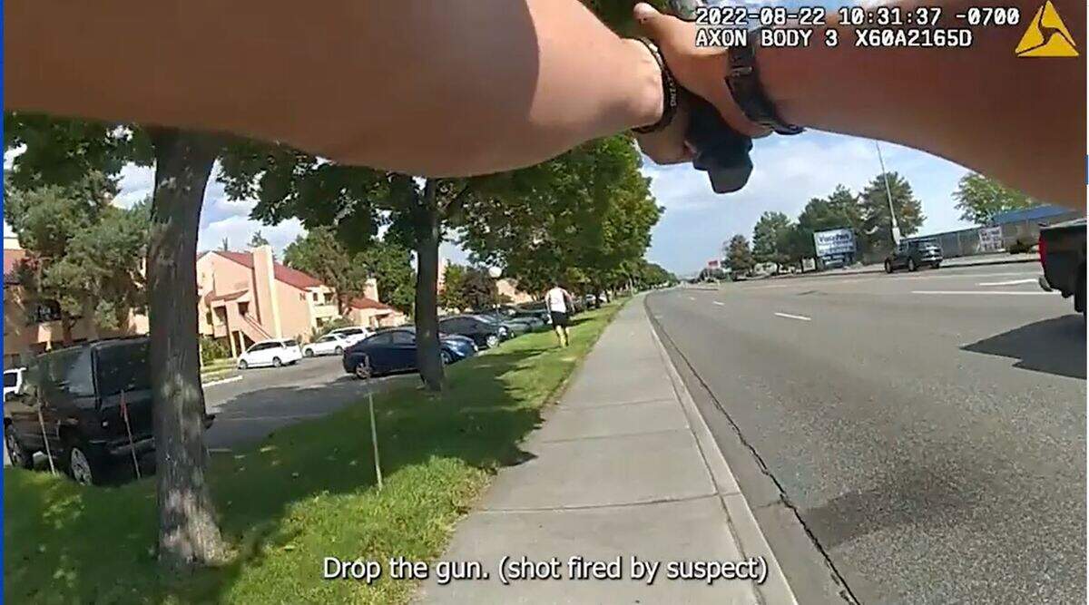 James Dean West was running away when the gun he was carrying went off.