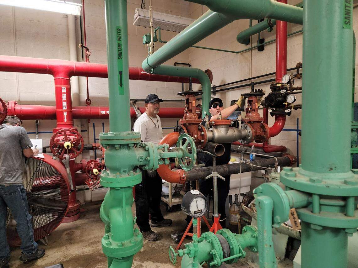 Hanford Mission Integration Solutions maintains building safety on the Hanford site, including systems needed to surpress indoor fires.