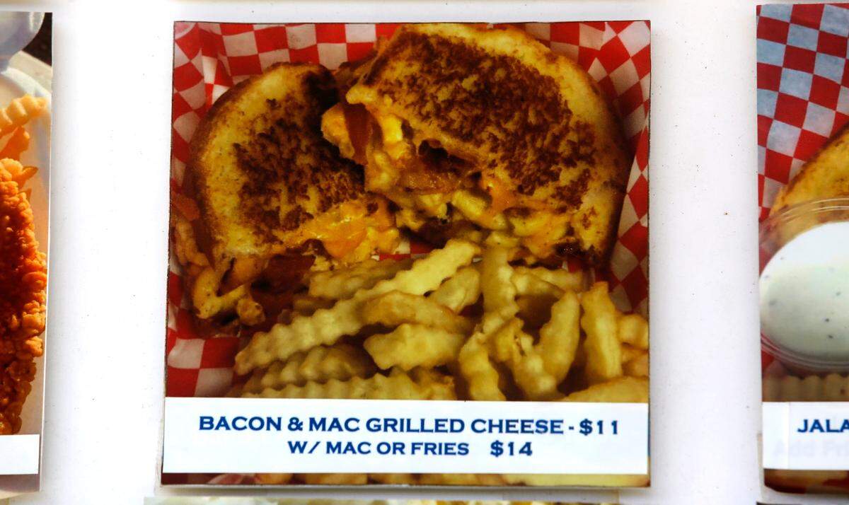 The Local Bite food trailer, which was recently relocated from Albany, Oregon to Kennewick by owner Rachel Lundegard, features unique sandwiches including their most popular bacon & mac grilled cheese sandwich.