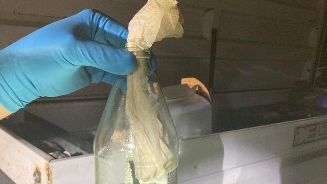 Police found two Molotov cocktails in a suspect’s truck after a report that he had threatened to blow up a Kennewick park.