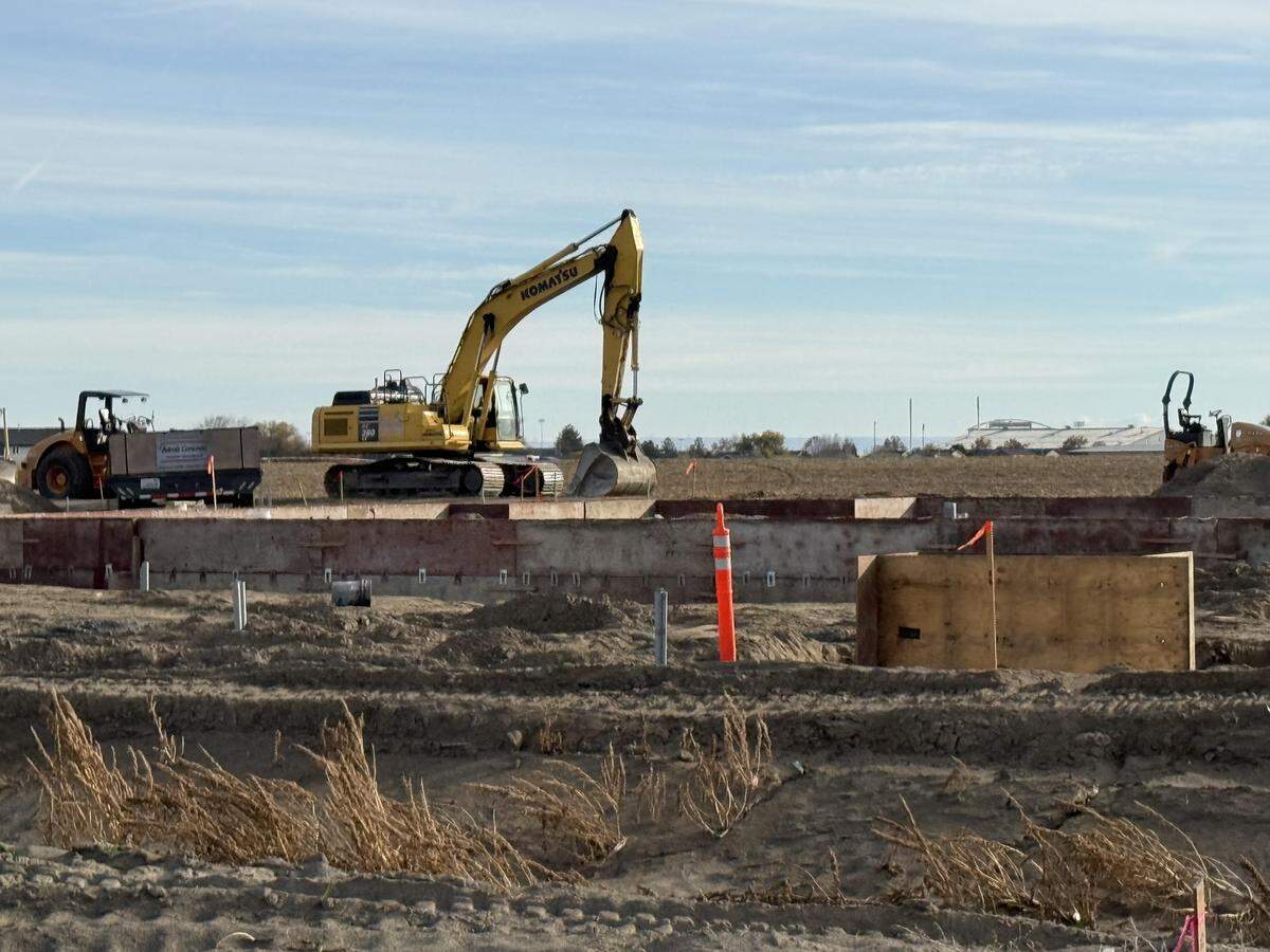 Idaho Central Credit Union began site work for its future Pasco branch at 7406 Three Rivers Drive, near Road 68.