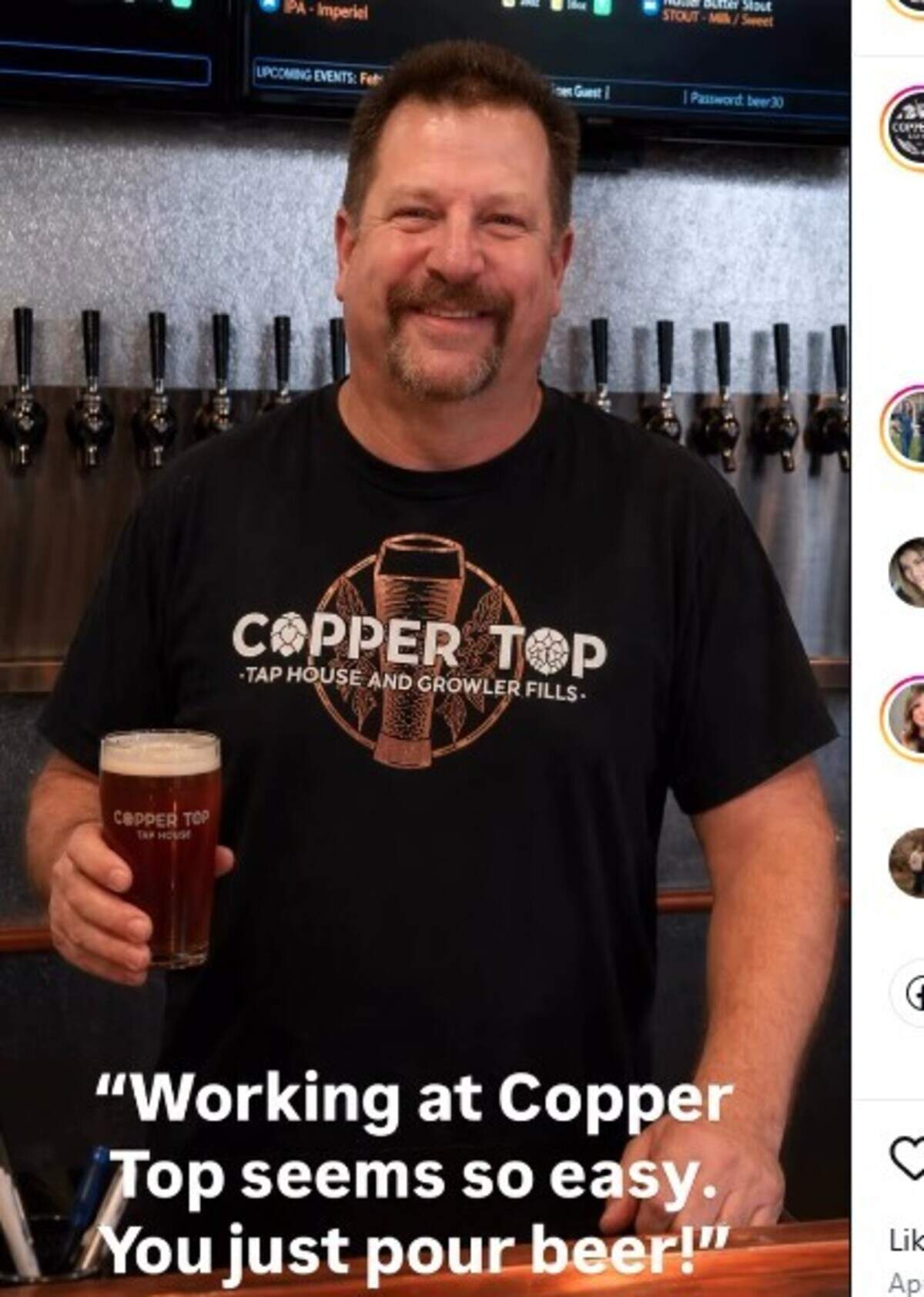 Darren Mayer is looking to sell his Copper Top tap house in Kennewick.