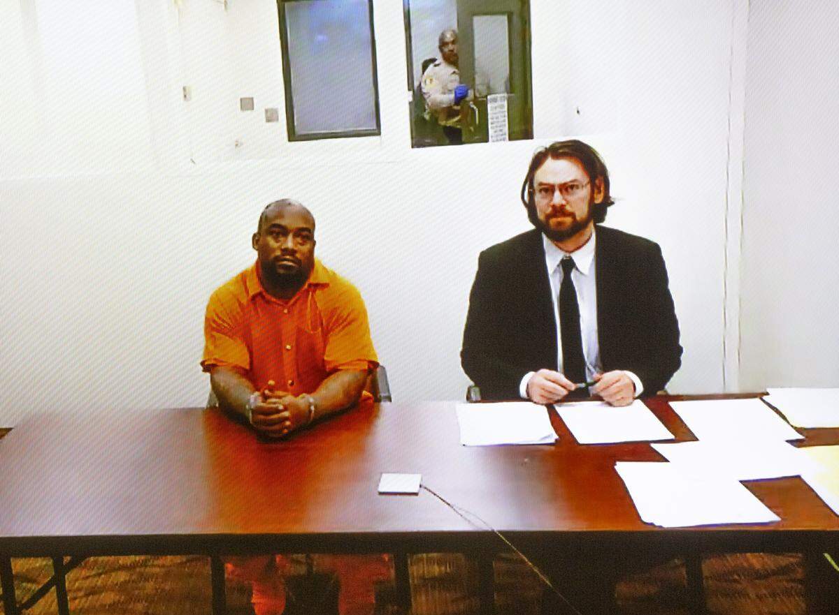 Anthony Delinio Hamilton appeared in Benton Franklin Superior Court in Pasco via video for arraignment on Friday.