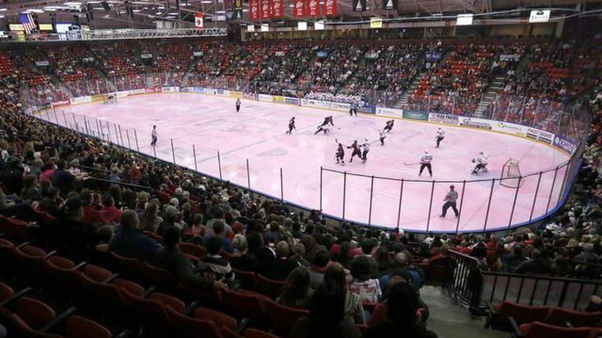 The Vancouver Giants and Tri-City Americans faced off on pink ice Saturday for Breast Cancer Awareness Night at the Toyota Center.