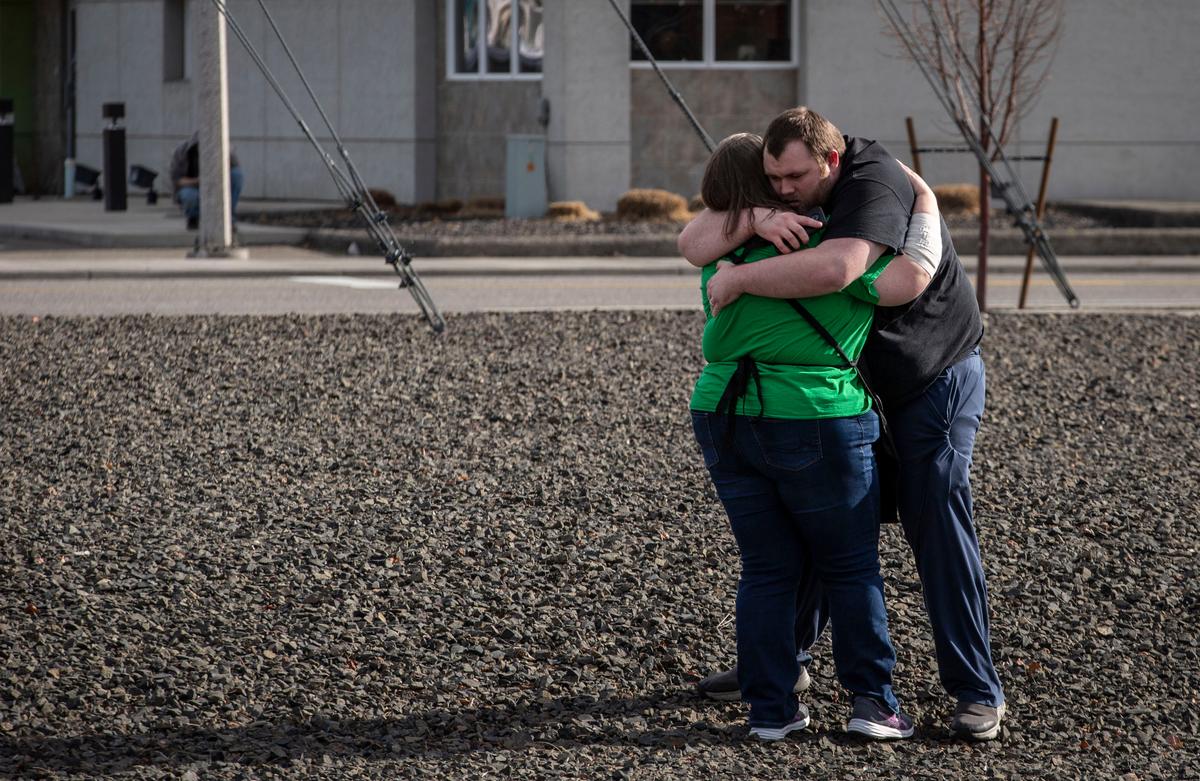 Witnesses were escorted from the store to safety and were later taken to a Goodwill across the street from the Fred Meyer to recount to law enforcement what they saw and heard during the shooting