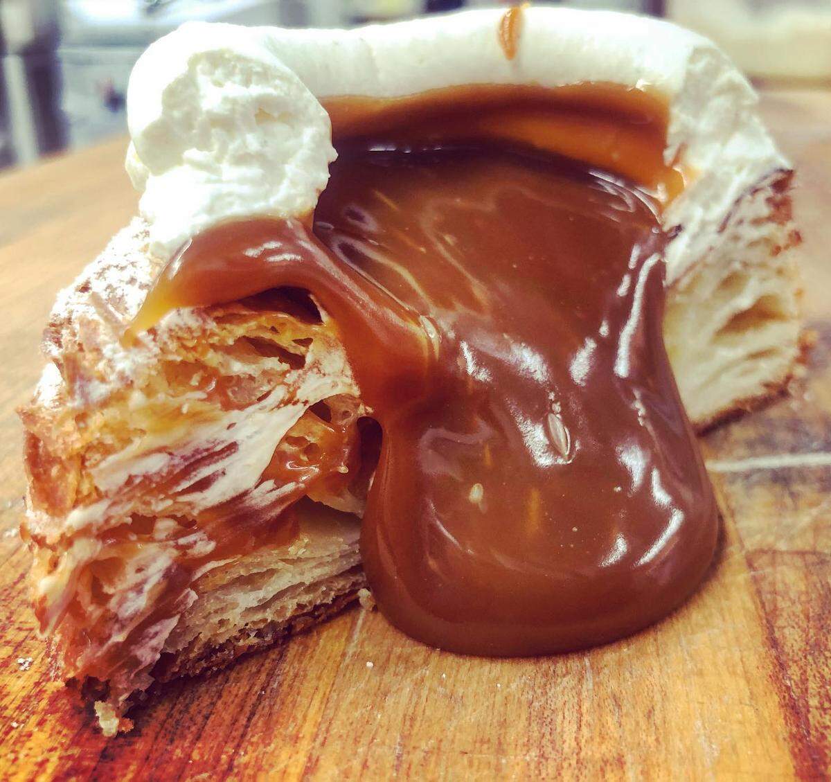 A dulce de leche danish is one of the specialties at the Walla Walla Bread Co.
