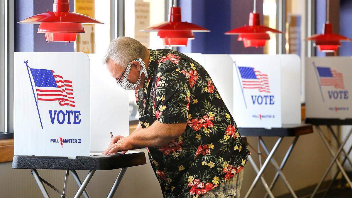 Here are all the actions that Washington state law prohibits in an election center.