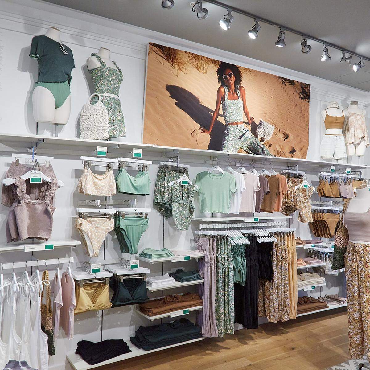 American Eagle’s sister company Aerie opened in Columbia Center mall in Kennewick, WA, earlier this month. It featured lines of under garments, swimsuits, leggings and more for all body types.