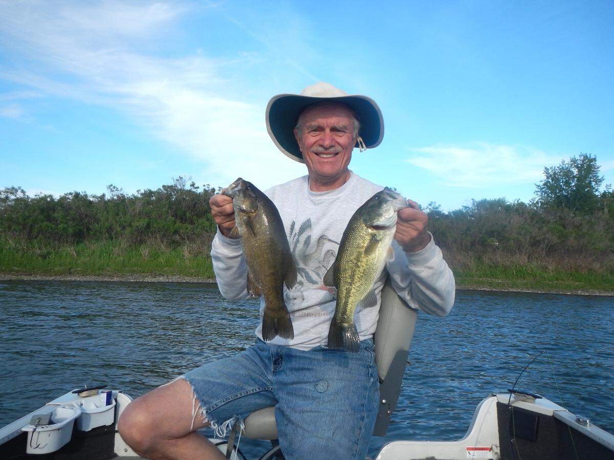 A daily double is catching one largemouth and one smallmouth bass in consecutive casts.