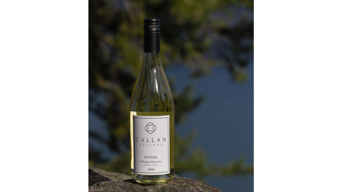 The Callan Cellars 2019 Boushey Vineyard Picpoul was voted as best white wine at the 2020 Great Northwest Invitational Wine Competition.