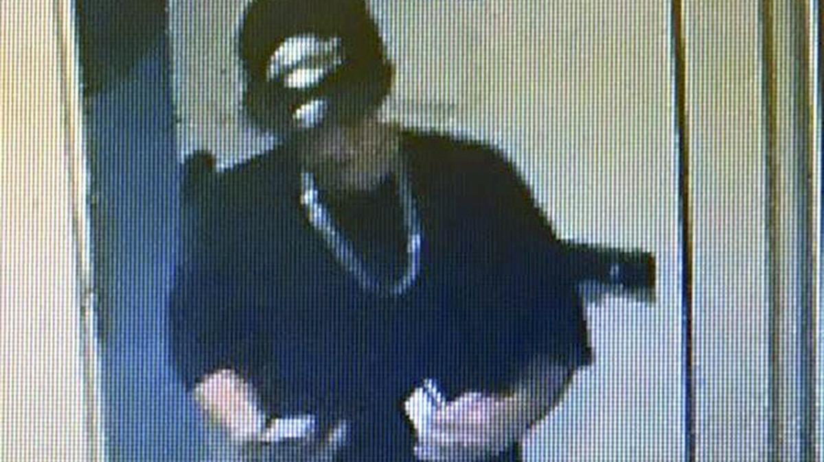 The Pasco Police Department released this still image of a shooting suspect entering the Loyalty Inn in Pasco on Thursday.