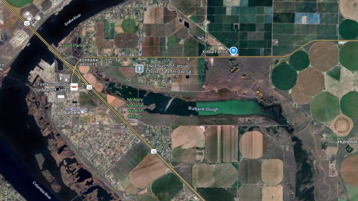 A Tri-Cities kayaker died while fishing on Oct. 14 in the Burbank Slough.