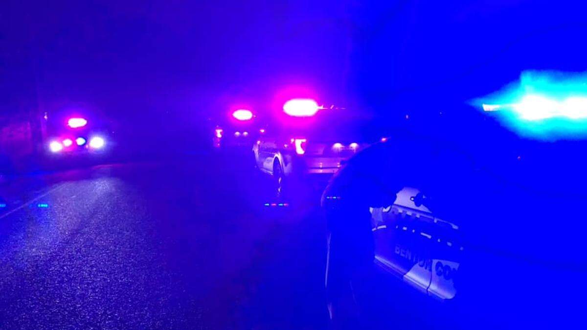 Benton County deputies pulled over a man after he began driving erratically near Chemical Drive and Third Avenue. He allegedly tried to toss some meth out the window of his car.