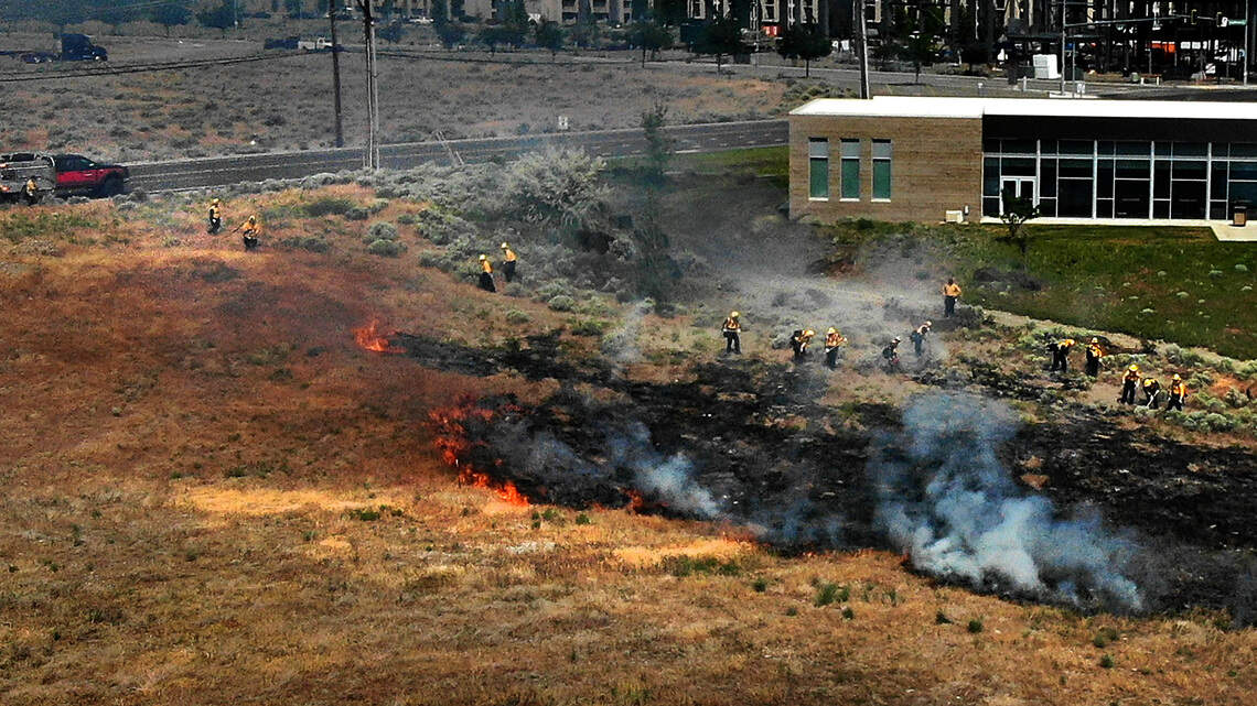 Hands-on wild land fire training in Richland