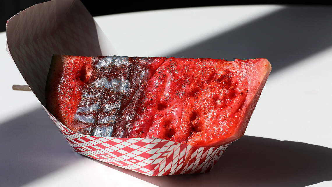 Move over Spam fries. Is ‘candy watermelon’ the craziest fair bite this year?