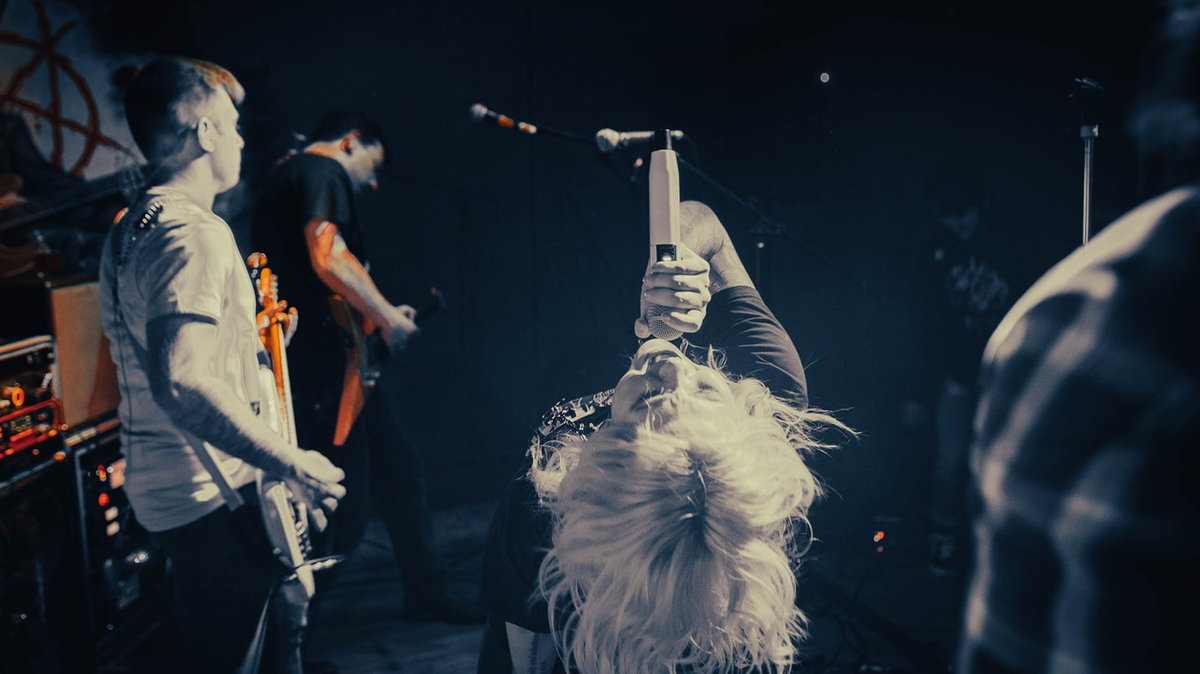 COBRAHAWK, the Ellensburg-based rock band that mixes rock and roll with pop punk, performs at Punks in Yakima in March 2022.