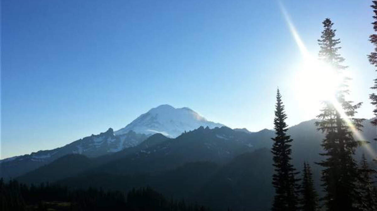 Hikers can find great trails on Mount Rainier in the Chinook Pass area. The scenic hikes offer great views of mountains, lakes, rivers and wildflowers.