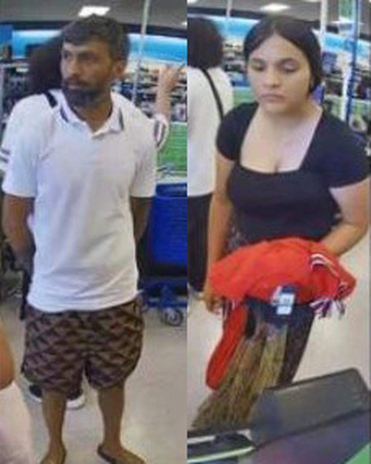 George Stefan, 39, was identified as one of the thieves who have allegedly stolen more than $14,000 from Tri-Cities shoppers. Police believe this unidentified woman is his accomplice.
