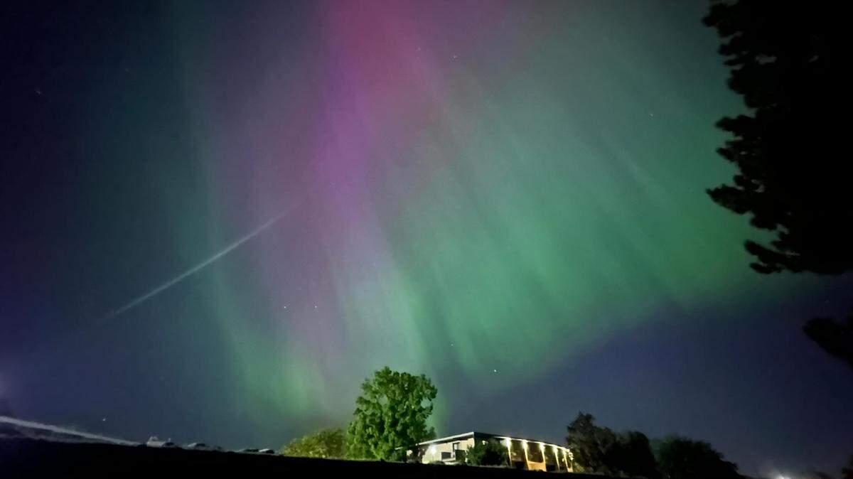 Reader Kyra Stolworthy shared this photo of the northern lights on May 10 in the Tri-Cities.