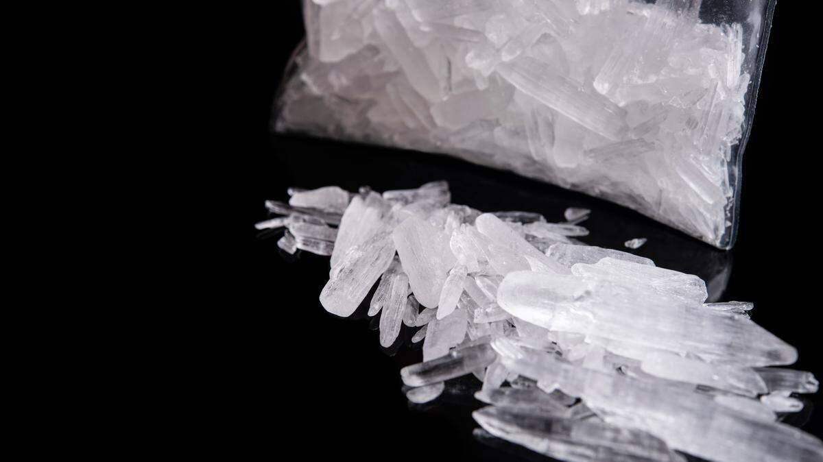 Methamphetamine crystals
