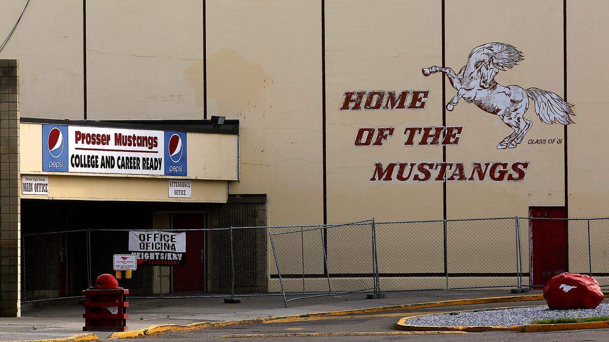 Prosser High School is at 1500 Paterson Road in downtown Prosser.