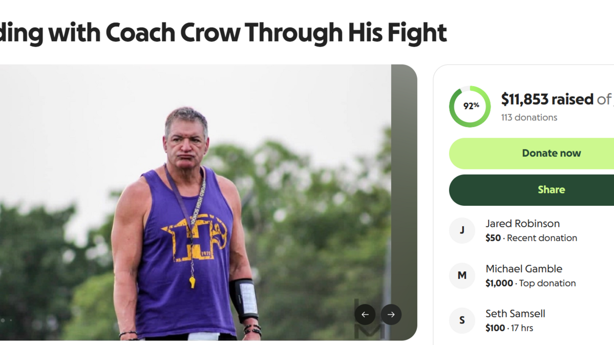 A GoFundMe was created to support a Hanford High School coach who became seriously ill earlier this month.