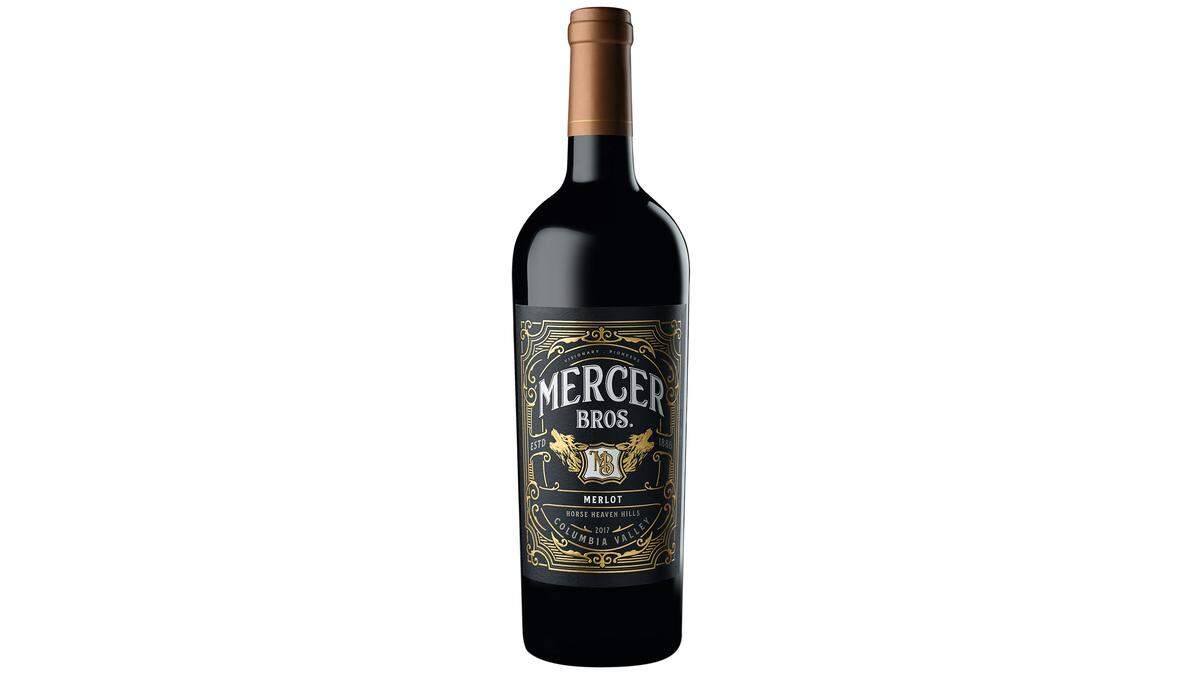 The Mercer Bros. 2017 Merlot is part of a new brand distributed nationally through a partnership with the California-based Delicato family.