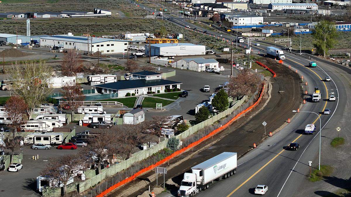 The Washington State Department of Transportation has started work on an $8 million project to update Highway 240 in Richland.