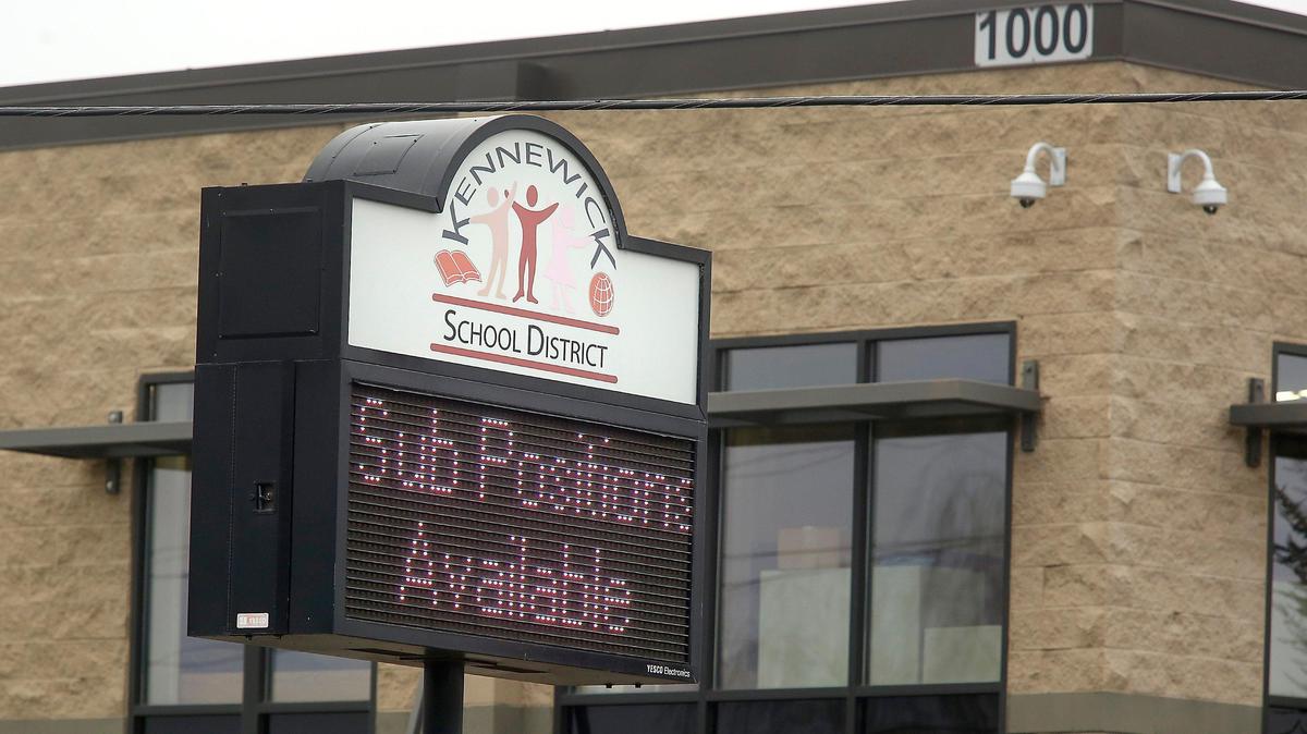 Kennewick school administrators were looking for substitutes at the same time that they’re trimming the number of days they could work during a month.