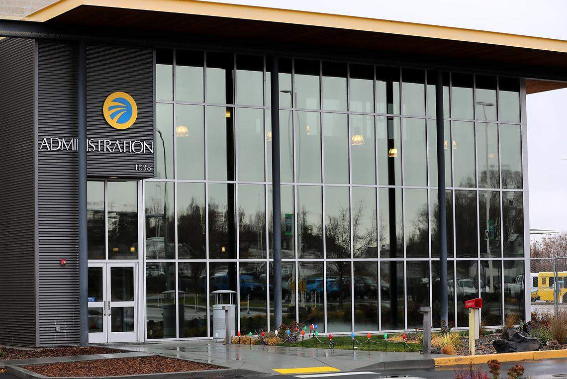 The administration offices at the Ben Franklin Transit campus in the 1000 block of Columbia Park Trail in the Richland “Y” area.