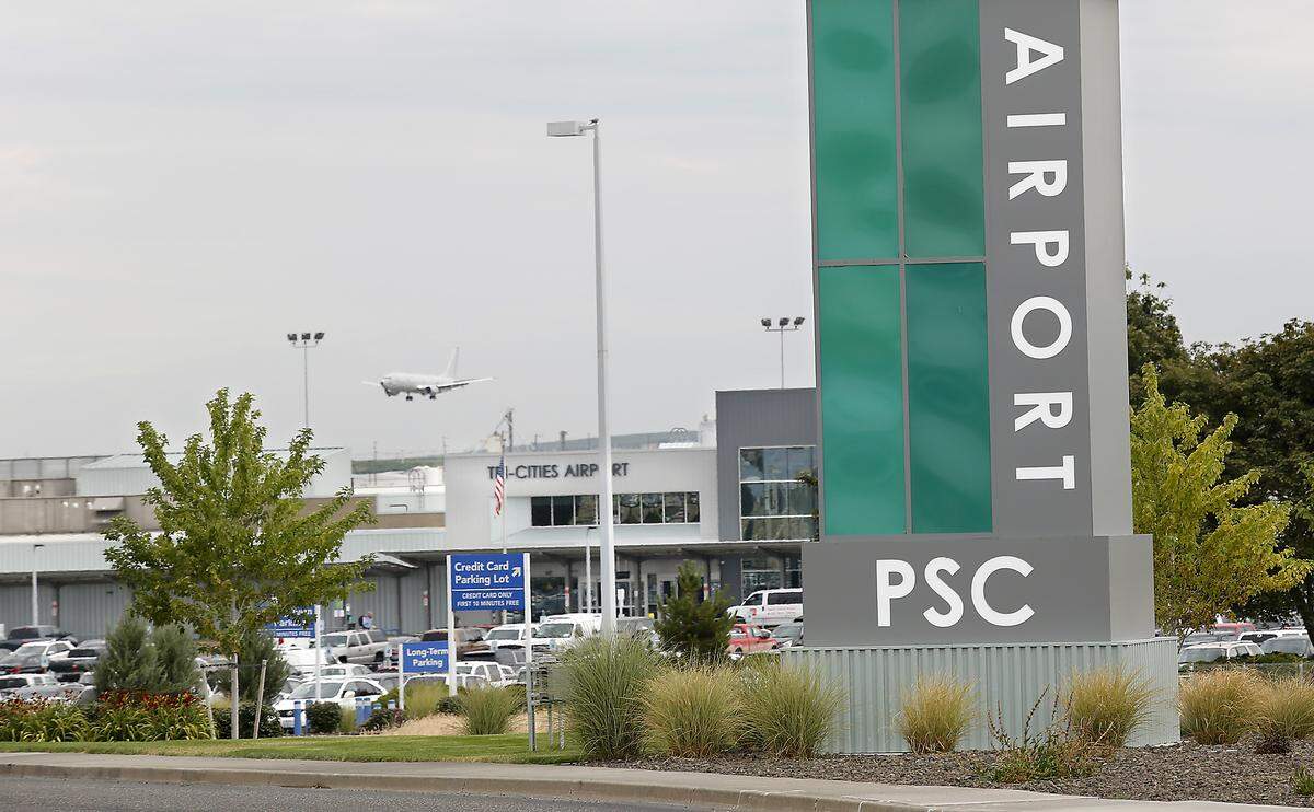 The Tri-Cities Airport at 3601 N. 20th Ave. in Pasco is the third largest commercial airport in the state and has three runways.
