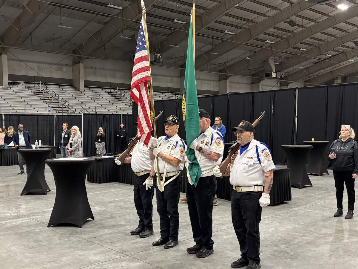 The presentation of colors at Franklin County’s Rural Prosperity Summit with the USDA and other federal partners.