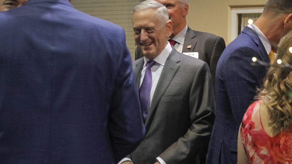 United States Secretary of Defense, James Mattis, spoke at the 2018 Tri-Citian of the Year at Three Rivers Convention Center in Kennewick on Thursday.