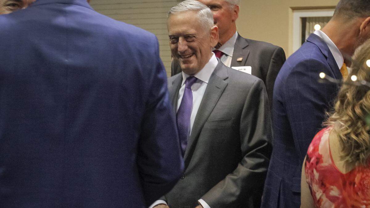 United States Secretary of Defense, James Mattis, spoke at the 2018 Tri-Citian of the Year at Three Rivers Convention Center in Kennewick on Thursday.