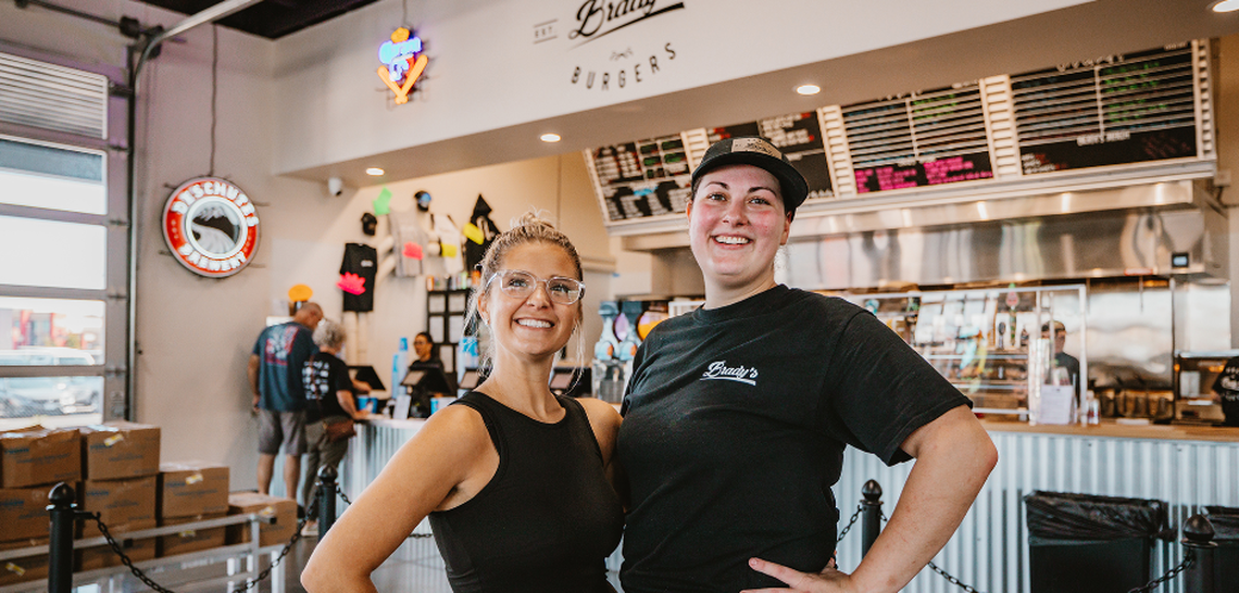 Brady’s Brats and Burgers, located inside Summer’s Hub.