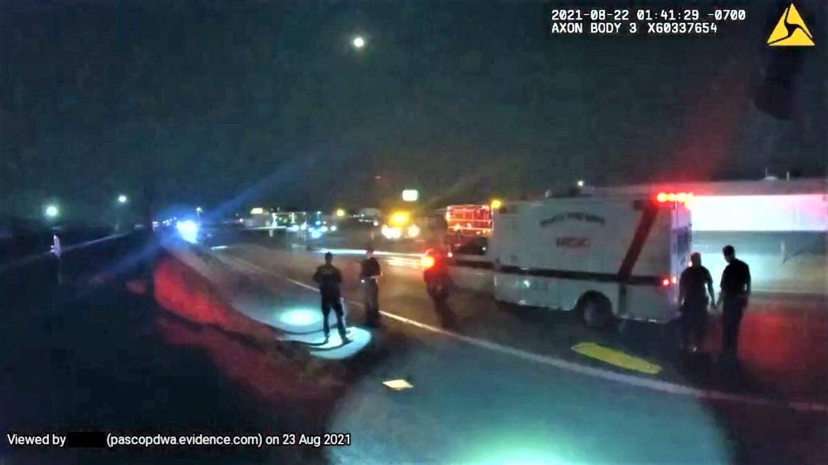 A 55-year-old man died after being hit by a car on Fourth Avenue Sunday.