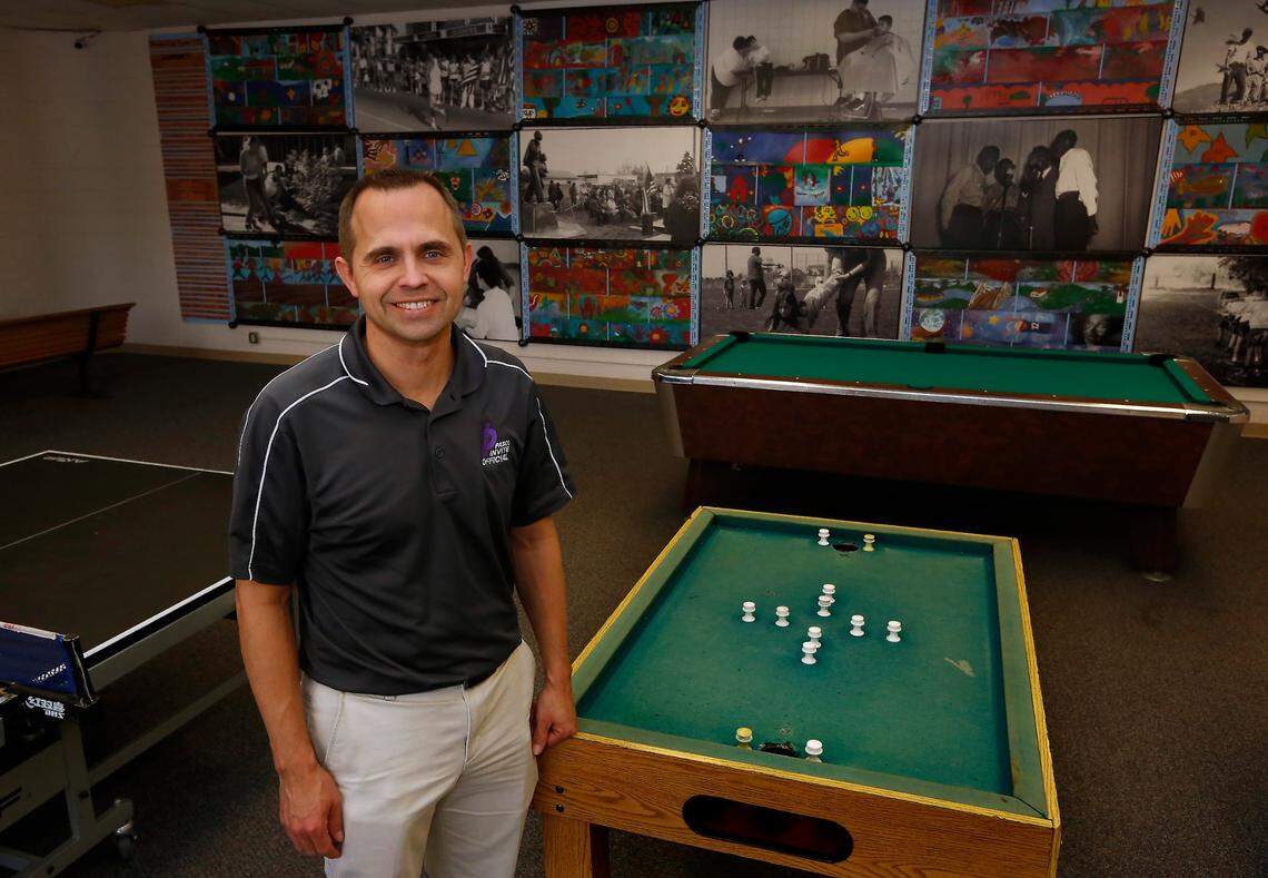 Brent Kubalek, City of Pasco recreation services manager, stands in the game room of the Martin Luther King Jr. Community Center on South Wehe Avenue in Pasco. A total renovation of the center, which houses both YMCA and Head Start programs, is currently being studied by the city council and is expected to cost the City of Pasco about $6.5 million. A new and improved Martin Luther King Jr. Center could be completed by February 2024.