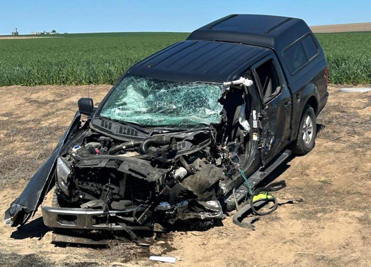 Due to the severity of the impact, one occupant of the involved vehicles required immediate medical evacuation and was transported via airlift to a nearby hospital.