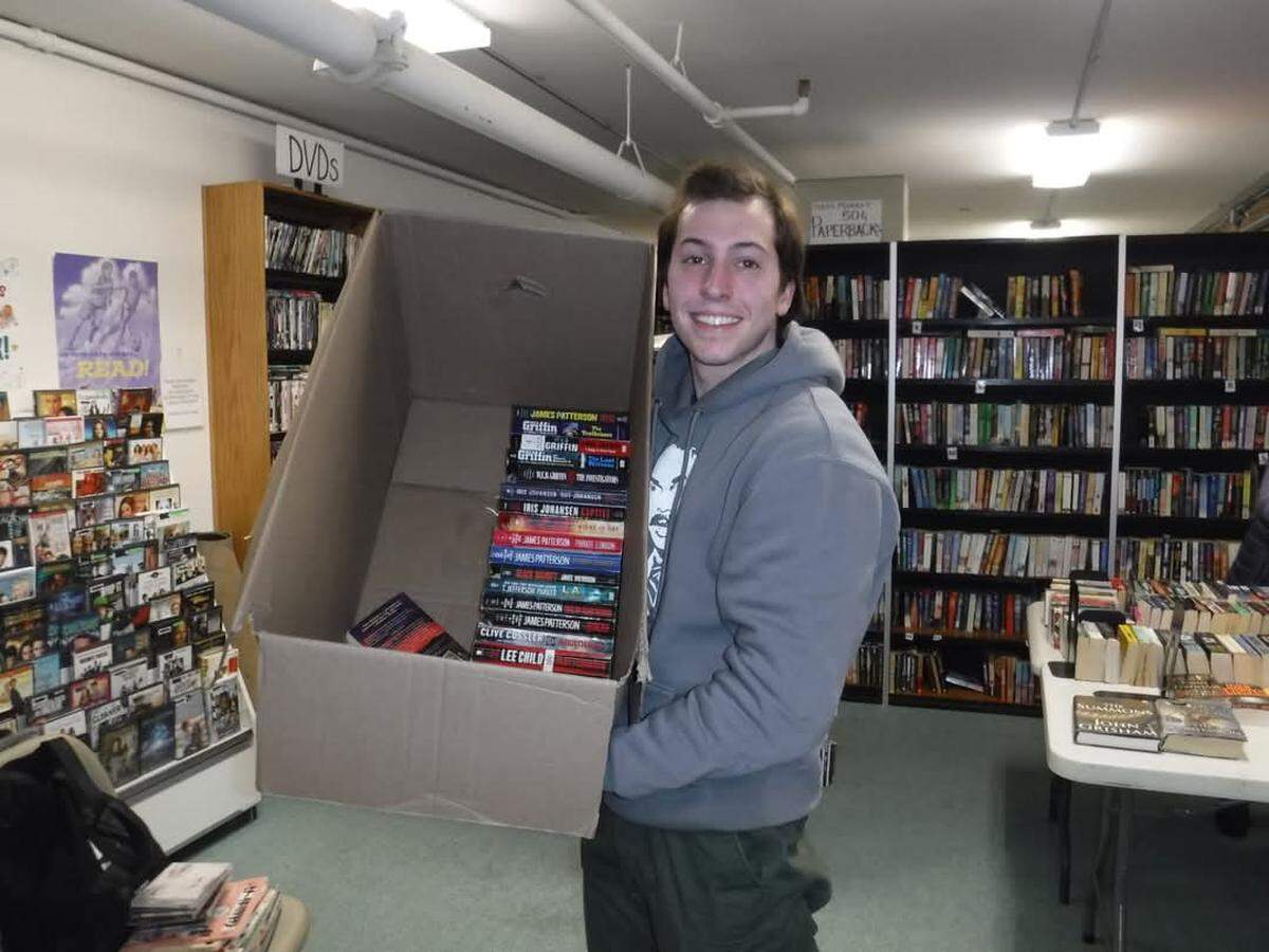 Bryson Fico plans to donate more than 2,000 books to Benton, Franklin, Yakima County jails and the Washington State Penitentiary in Walla Walla.