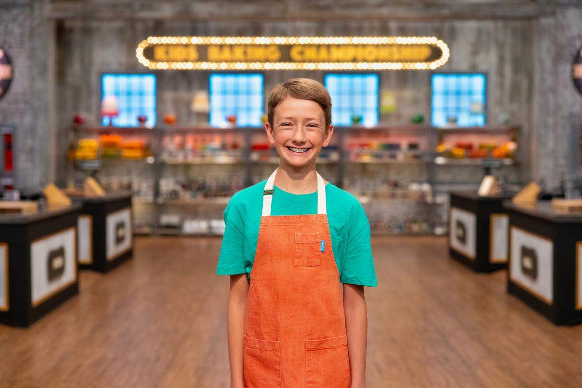 West Richland, WA, contestant Jack Whalen as seen on Kids Baking Championship, Season 13.