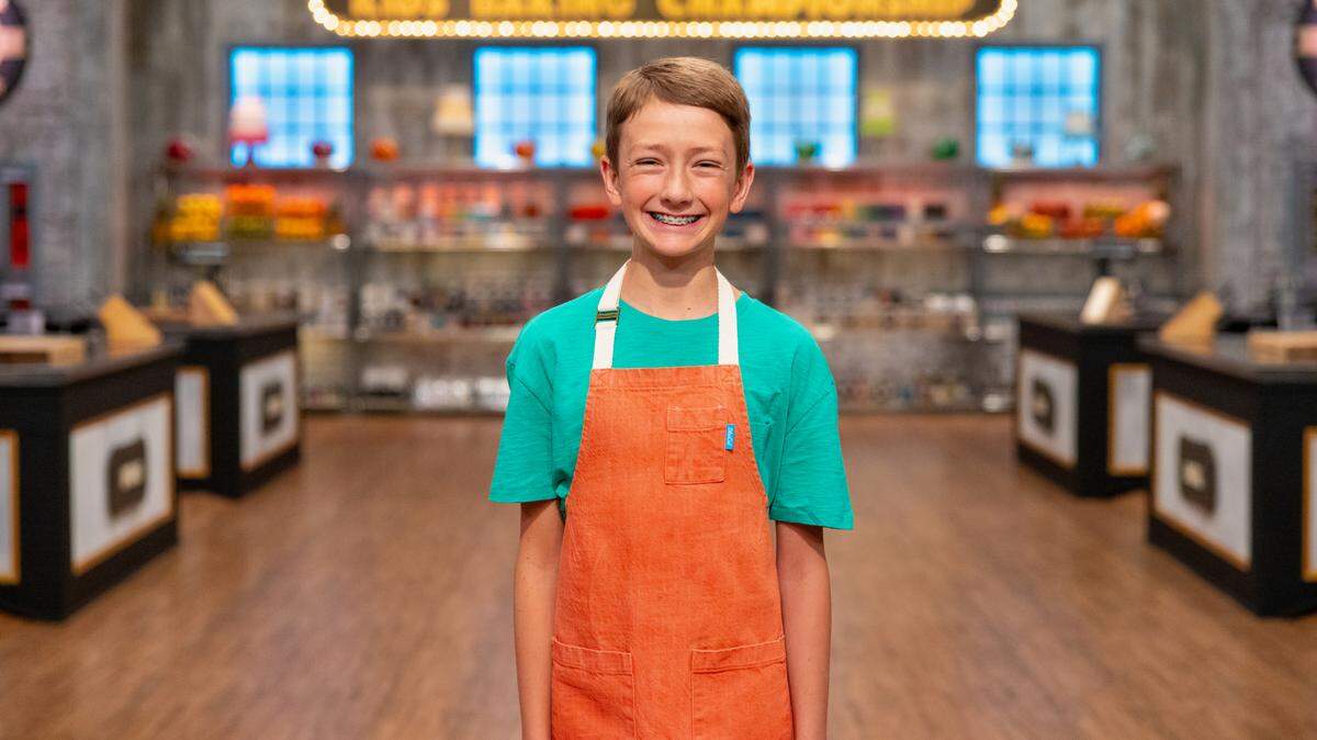 West Richland, WA, contestant Jack Whalen as seen on Kids Baking Championship, Season 13.