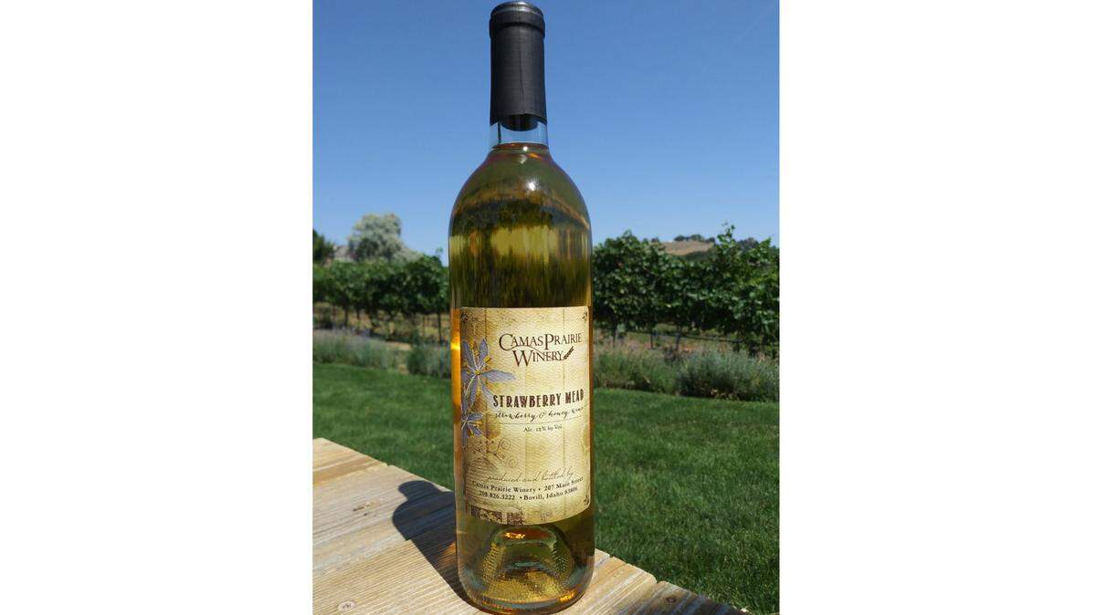 The Camas Prairie Winery nonvintage Strawberry Mead, an off-dry produced with strawberry juice and honey wine, received a double gold medal at the 2020 Idaho Wine Competition.