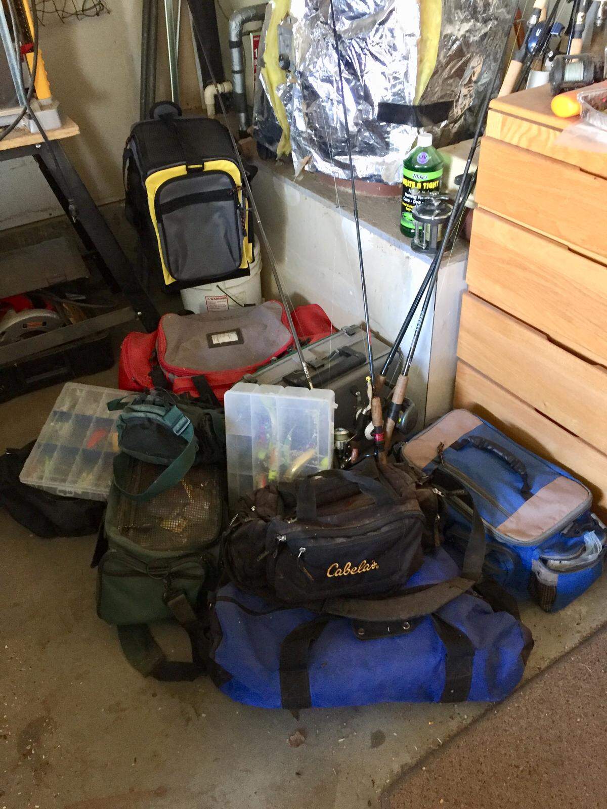Organizing messy tackle bags is a useful thing for anglers to do while they wait for fishing season to reopen.