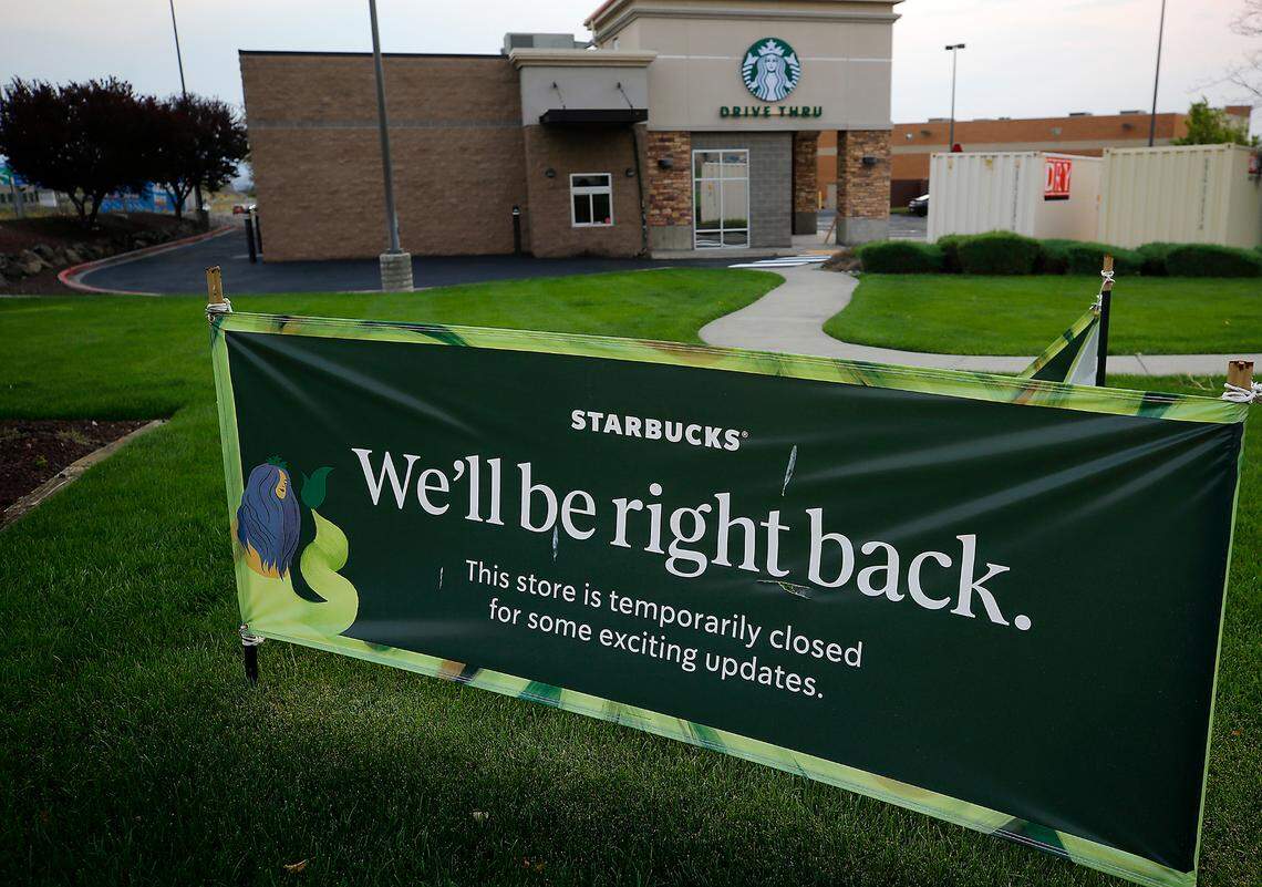 The Starbucks coffe store at 4008 W. 27th. Ave in Kennewick is temporarily closed for a remodeling project.
