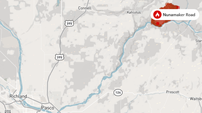 New fire burning in Franklin County + Tri-Cities air quality alert